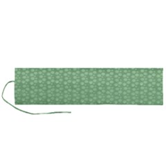 Background Polka Green Roll Up Canvas Pencil Holder (l) by HermanTelo
