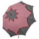 Heart Stripes Symbol Striped Hook Handle Umbrellas (Large) View2