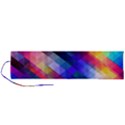 Abstract Background Colorful Pattern Roll Up Canvas Pencil Holder (L) View1