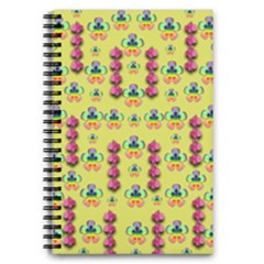 Power Can Be Flowers And Ornate Colors Decorative 5 5  X 8 5  Notebook by pepitasart