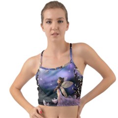 Little Fairy With Dove Mini Tank Bikini Top by FantasyWorld7