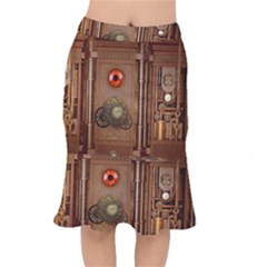Steampunk Design Short Mermaid Skirt by FantasyWorld7