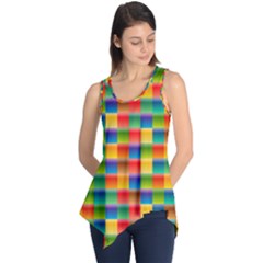 Background Colorful Abstract Sleeveless Tunic by HermanTelo
