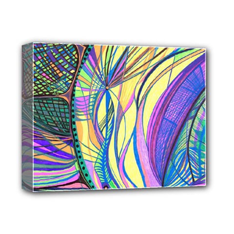 Happpy (4) Deluxe Canvas 14  X 11  (stretched) by nicholakarma