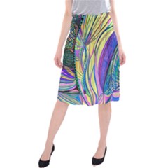 Happpy (4) Midi Beach Skirt by nicholakarma