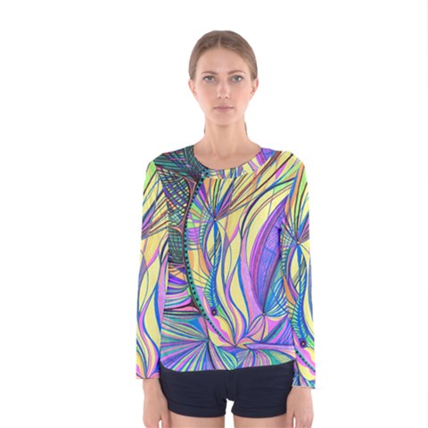 Happpy (4) Women s Long Sleeve Tee by nicholakarma