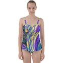 Happpy (4) Twist Front Tankini Set View1