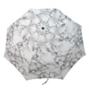 White Marble texture floor background with black veins texture greek marble print luxuous real marble Folding Umbrellas View1