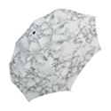 White Marble texture floor background with black veins texture greek marble print luxuous real marble Folding Umbrellas View2