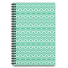 Pattern Green 5 5  X 8 5  Notebook by Mariart