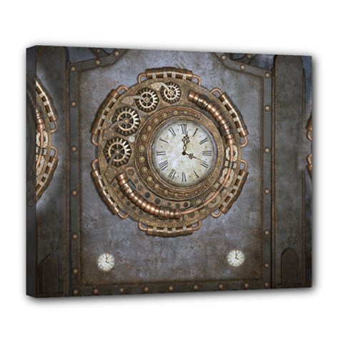 Elegant Steampunk Design Deluxe Canvas 24  X 20  (stretched) by FantasyWorld7