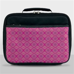 Background Texture Pattern Mandala Lunch Bag by HermanTelo