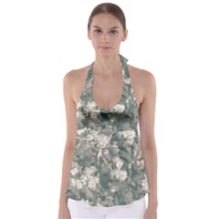 Beauty Floral Scene Photo Babydoll Tankini Top by dflcprintsclothing