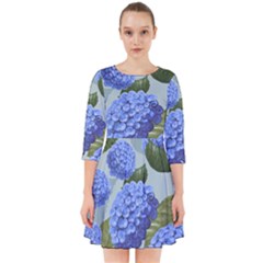 Hydrangea  Smock Dress by Sobalvarro