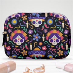 Dia De Los Muertos Make Up Pouch (small) by Sobalvarro