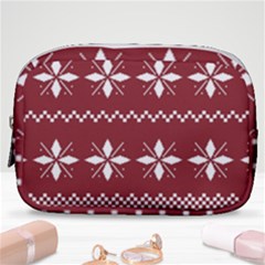 Christmas Pattern Make Up Pouch (small) by Sobalvarro