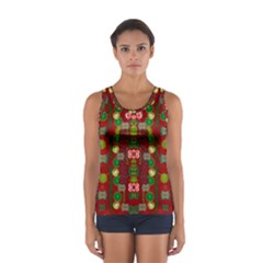In Time For The Season Of Christmas An Jule Sport Tank Top  by pepitasart