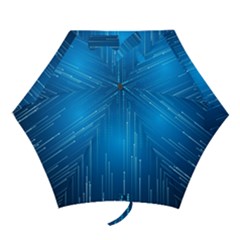 Abstract Rain Space Mini Folding Umbrellas by HermanTelo