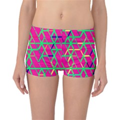 Abstrait Neon Rose Boyleg Bikini Bottoms by kcreatif