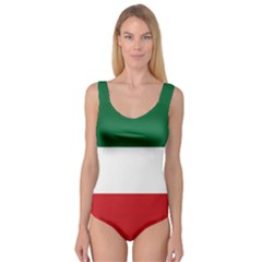 Flag Patriote Quebec Patriot Red Green White Modern French Canadian Separatism Black Background Princess Tank Leotard  by Quebec
