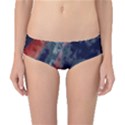 Dégradé Bleu foncé/Rouge Classic Bikini Bottoms View1