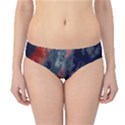 Dégradé Bleu foncé/Rouge Hipster Bikini Bottoms View1