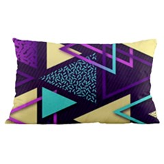 Retrowave Aesthetic Vaporwave Retro Memphis Triangle Pattern 80s Yellow Turquoise Purple Samsung Galaxy Note 4 Case (black) by genx