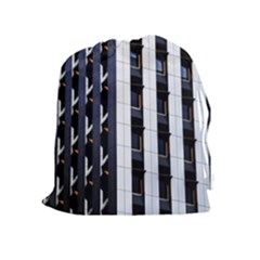 Architecture Building Pattern Drawstring Pouch (xl) by Amaryn4rt
