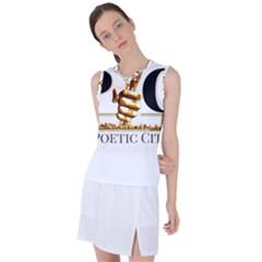  Women s Sleeveless Mesh Sports Top by PoetsBlock