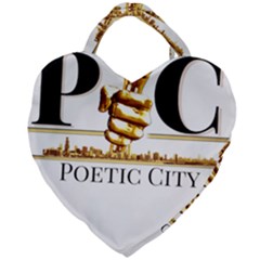  Giant Heart Shaped Tote by PoetsBlock