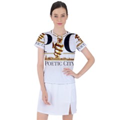  Women s Mesh Sports Top by PoetsBlock