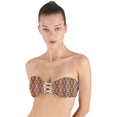 Ab 90 Twist Bandeau Bikini Top by ArtworkByPatrick