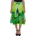 Architecture Skyline Perfect Length Midi Skirt View1