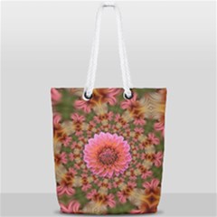 Arrangement Blossom Bloom Full Print Rope Handle Tote (small) by Wegoenart