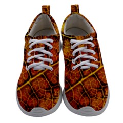 Autumn Leaves Forest Fall Color Women Athletic Shoes by Wegoenart