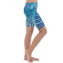 Music Piano Treble Clef Clef Kids  Lightweight Velour Cropped Yoga Leggings View3