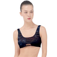 Network Abstract Connection The Little Details Bikini Top by Wegoenart