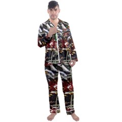 Drone View 1 1 Men s Satin Pajamas Long Pants Set by bestdesignintheworld