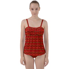 Rby 80 Twist Front Tankini Set by ArtworkByPatrick