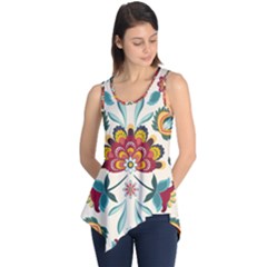 Baatik Print  Sleeveless Tunic by designsbymallika