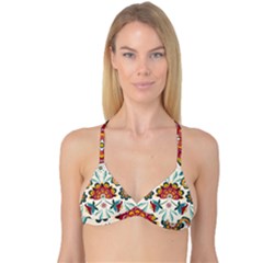 Baatik Print  Reversible Tri Bikini Top by designsbymallika