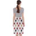 Pearl Pattern Floral Design Art Digital Seamless Midi Beach Skirt View2