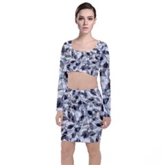 Leaves Pattern Colors Nature Design Top And Skirt Sets by Vaneshart