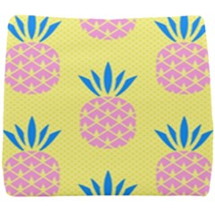 Summer Pineapple Seamless Pattern Seat Cushion by Sobalvarro