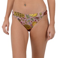 Thanksgiving Pattern Band Bikini Bottom by Sobalvarro