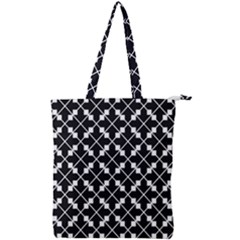 Abstract Background Arrow Double Zip Up Tote Bag by HermanTelo