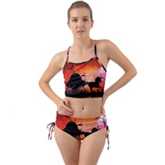 Drive In The Night By Carriage Mini Tank Bikini Set by FantasyWorld7