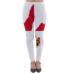 Monaco Country Europe Flag Borders Lightweight Velour Leggings by Sapixe