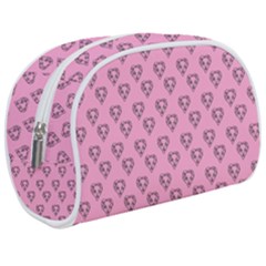 Heart Face Pink Makeup Case (medium) by snowwhitegirl