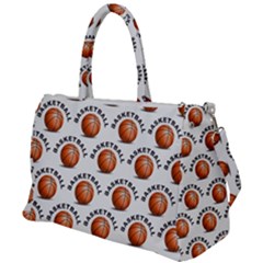Orange Basketballs Duffel Travel Bag by mccallacoulturesports